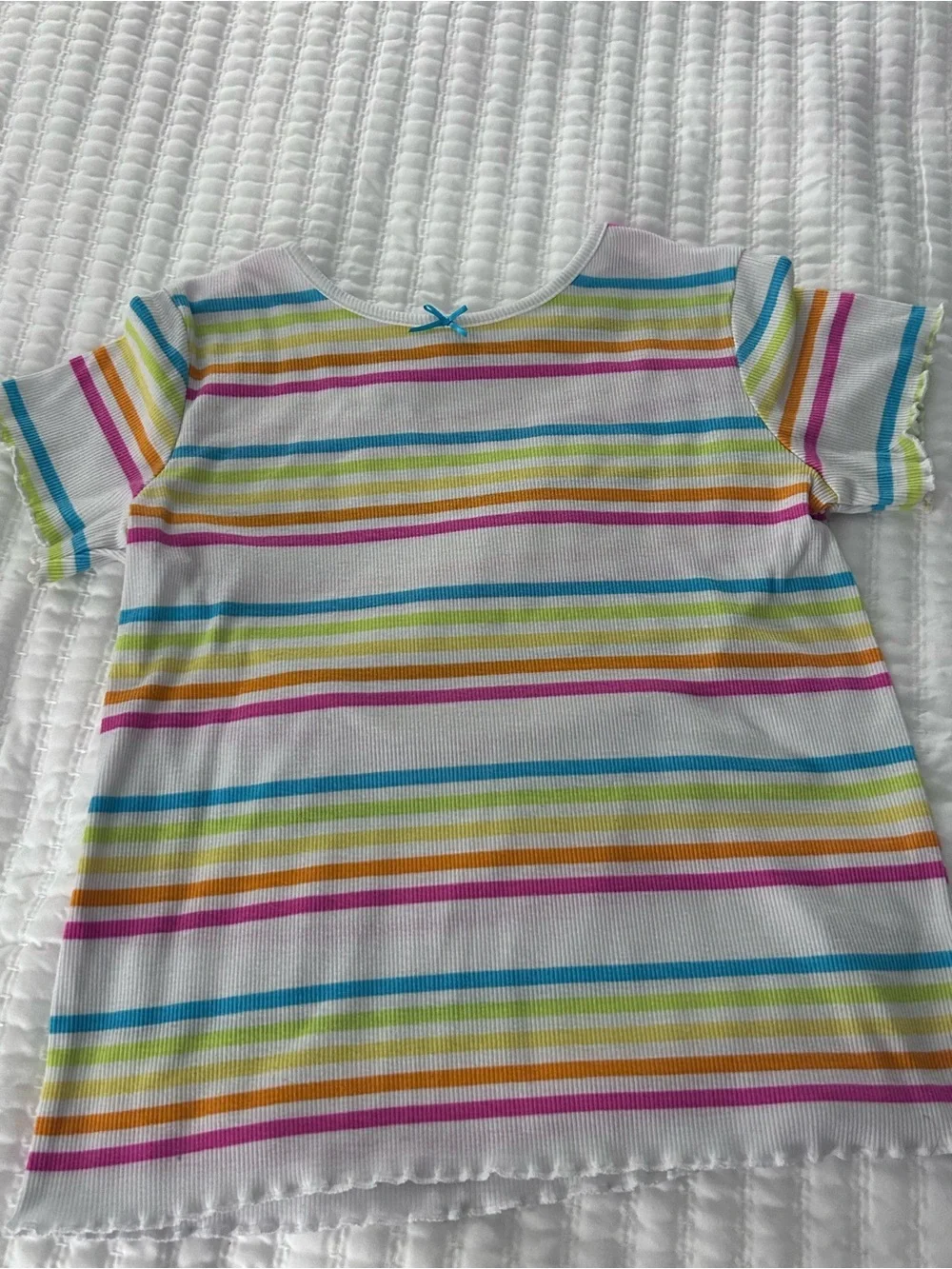 art class White Striped Sleepwear Pajama Set. Size XXL (16/18)
